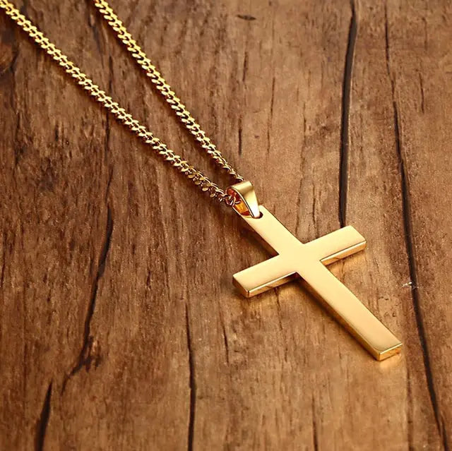 Stainless Christian Cross Necklace