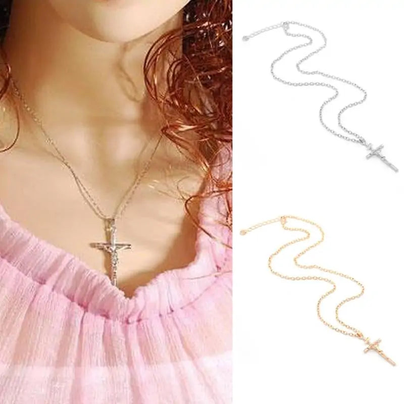 INRI Crucifix Jesus Necklace