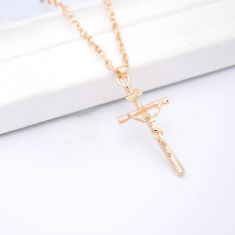 INRI Crucifix Jesus Necklace